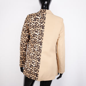 leopard Blazer, S-XL