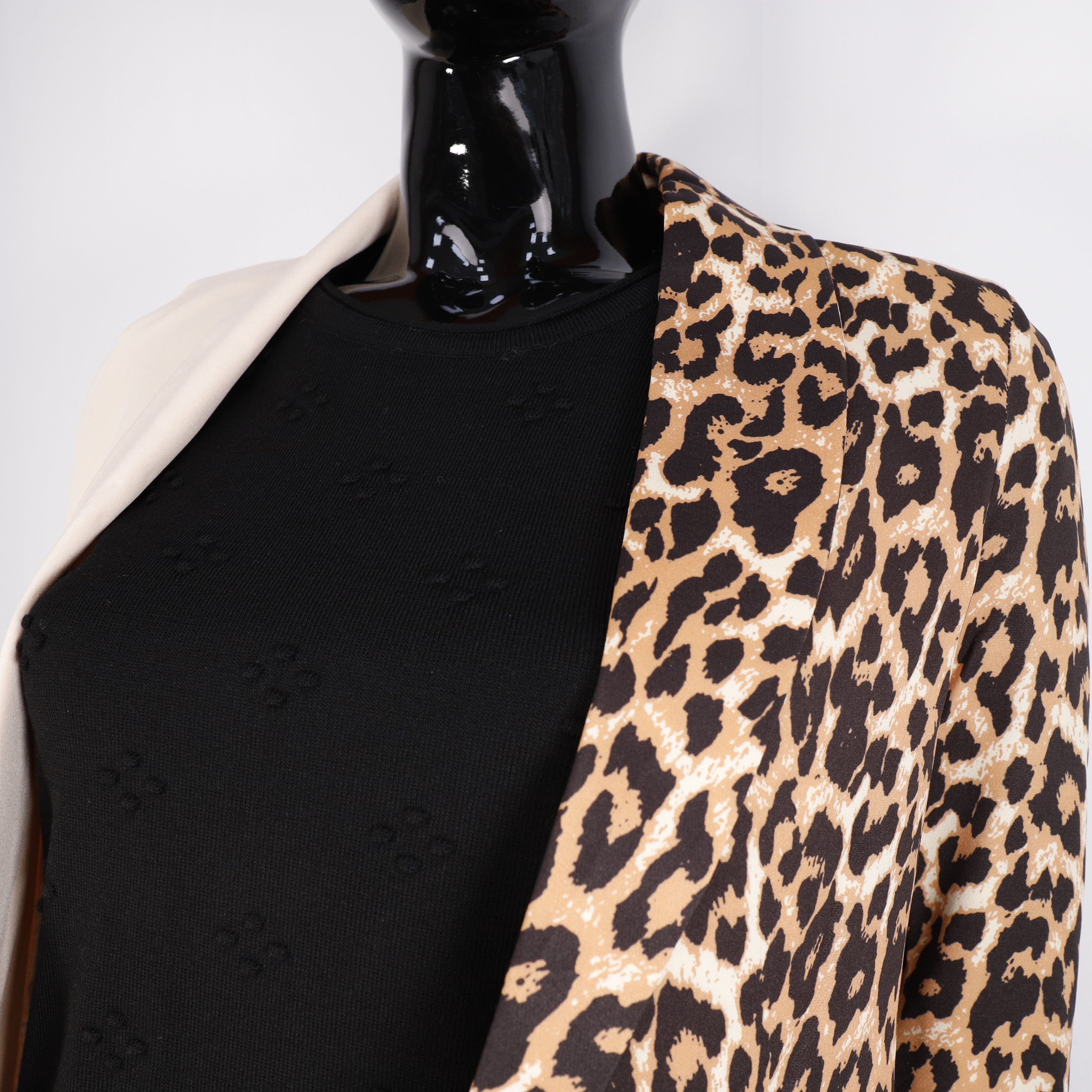 leopard Blazer, S-XL